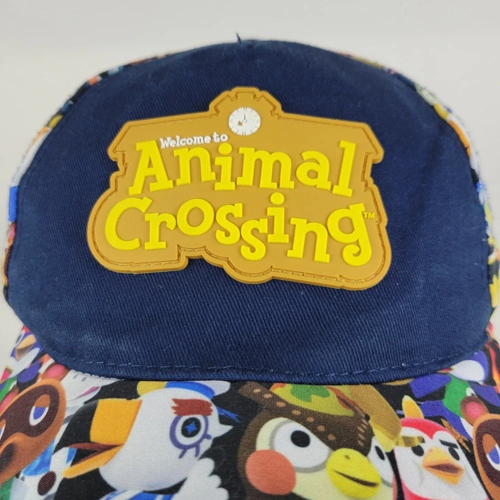 Nintendo Animal Crossing Snapback Hat Youth‎ Size Multicolor Baseball Cap